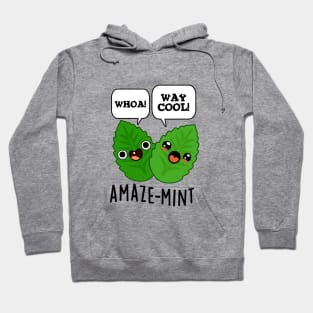 Amaze-mint Cute Mint Leaves Pun Hoodie